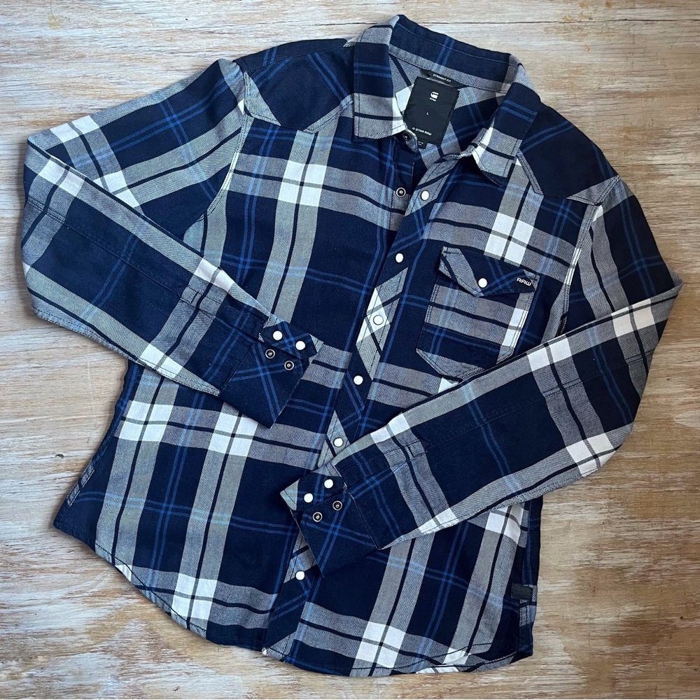 G-star Raw Slim Plaid Button Down